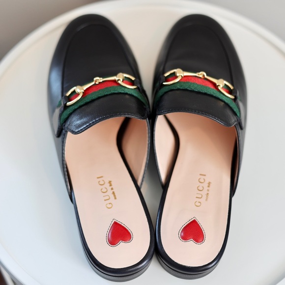Gucci Women’s Princetown Leather Slipper - Picture 7 of 10